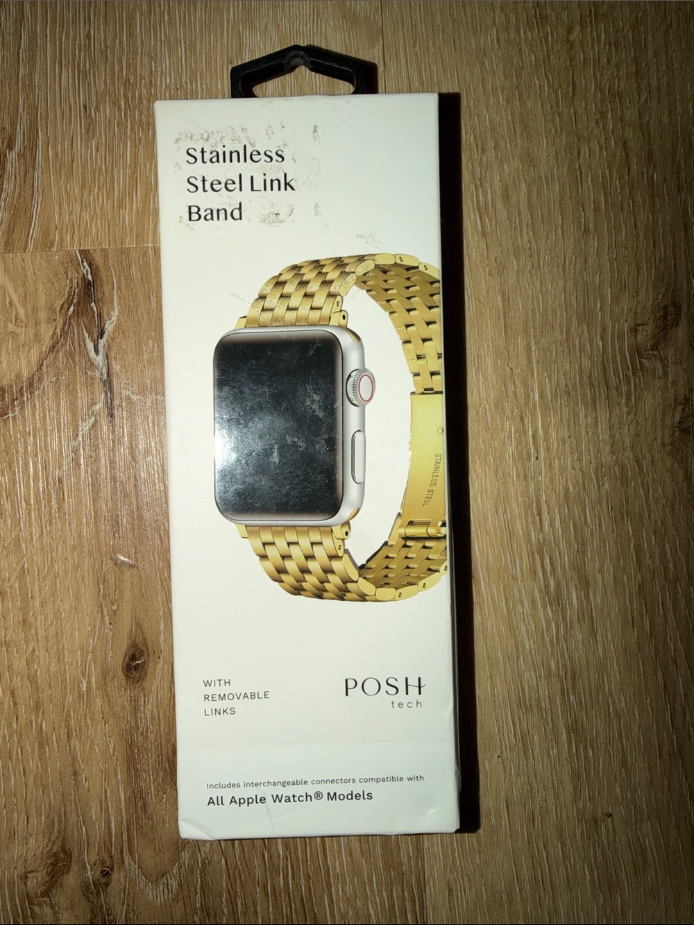 Posh Gold Stainless Steel Link Band for Smartwatch